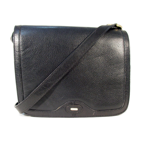 Bally Handbags - BALLY Authentic Vintage Leather Flap Crossbody Bag